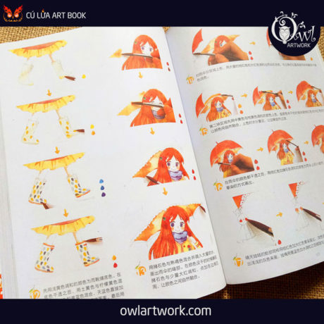 owlartwork-sach-artbook-day-ve-mau-nuoc-beautiful-girl-13